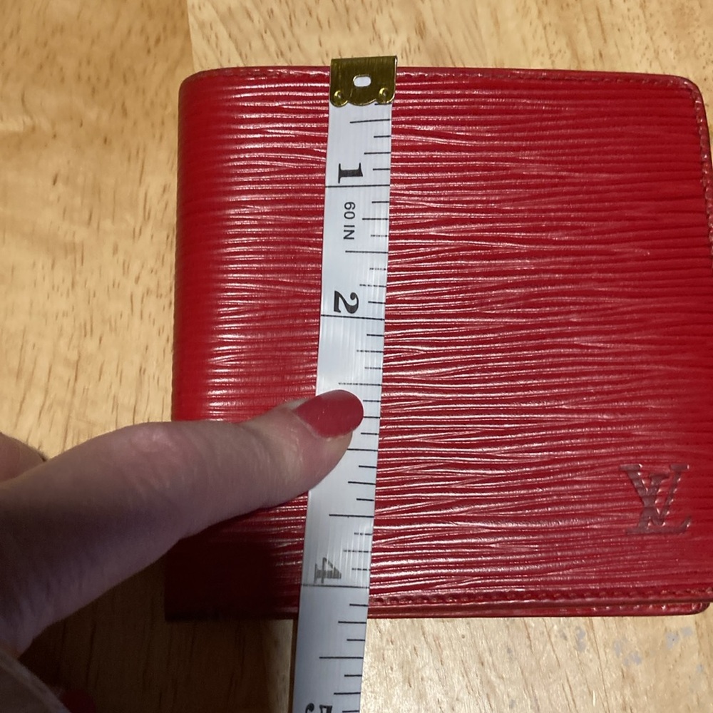 Louis Vuitton Red Leather EPI Wallet - Picture 8 of 14